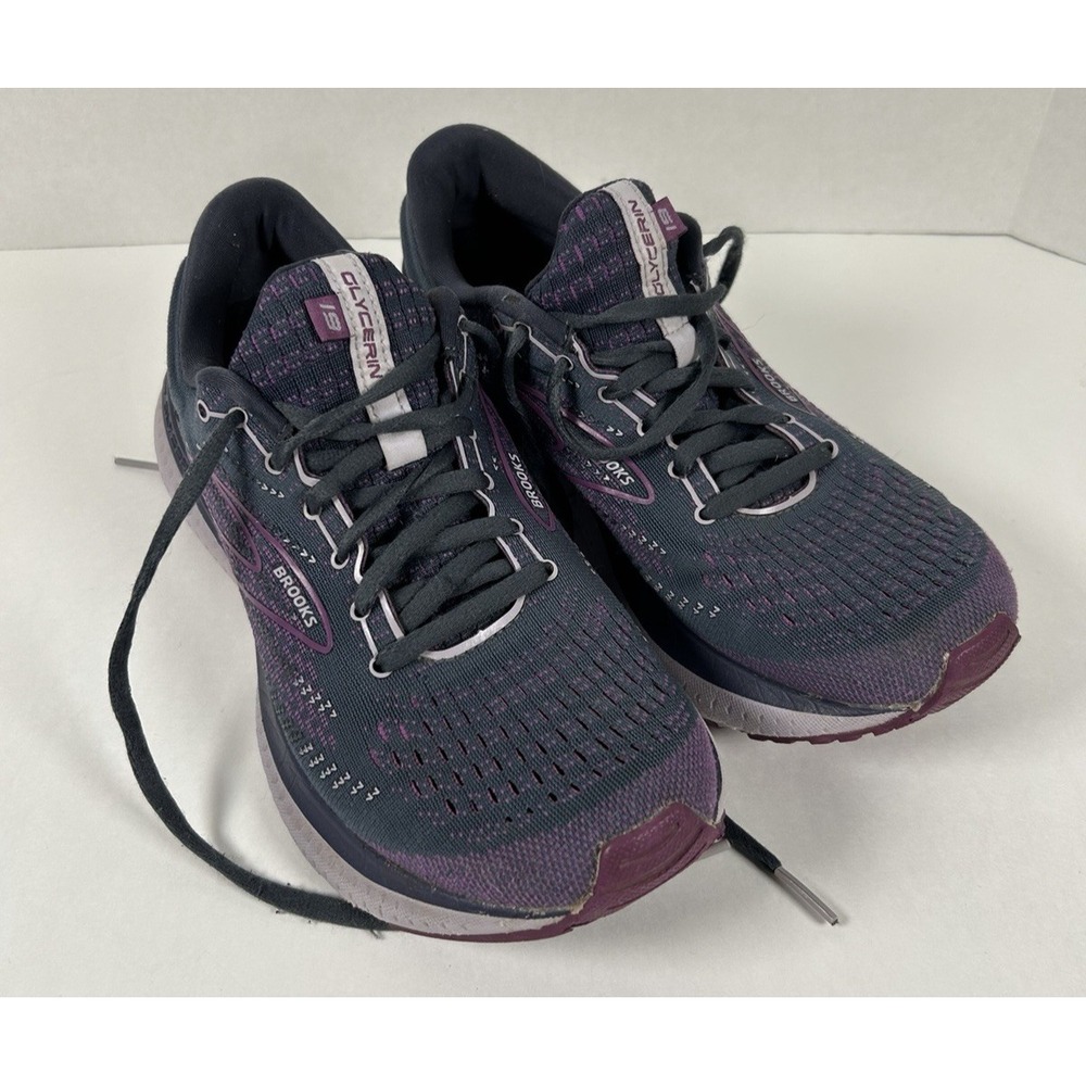 Brooks Glycerin 19 Women's Size 9.5 B Running Shoes Blue Purple